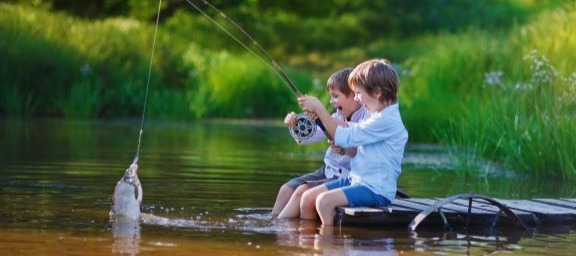 Pêche en famille